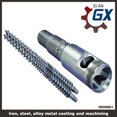 China bimetallic conical twin screw barrel for sale