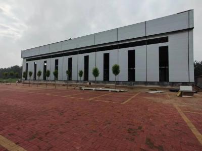 China Sound Insulation Q345  Prefabricated Metal  Warehouse Steel Structure Building for sale