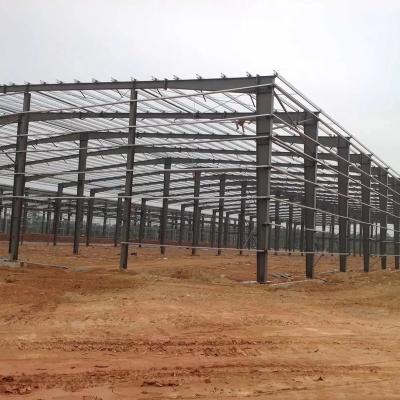 China Hdg Steel Structure Workshop With Solid H Shape Steel Beam Model Number Circular Steel Tube for sale