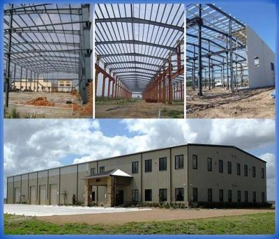 China Aluminum Alloy Window Waterproof Workshop Steel Building Customized Size à venda