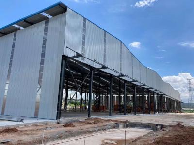 China Painted Hot Dip Galvanized Steel Structure Warehouse Customized Specifications à venda