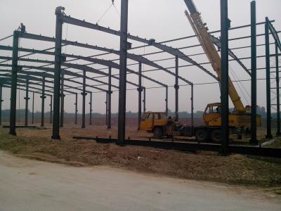 中国 Prefab Metal Steel Structure Fabricated Warehouse Building 販売のため