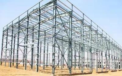 China Q235 Q345 Agricultural Steel Building Metal Cattle Shed Cattle Yards for sale