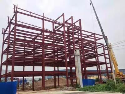 China Fiberglass Wool Prefabricated Steel Frame Buildings For Bungalow for sale