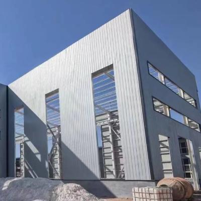 China Colourful Cladding Steel Workshop Building Prefabricated Structure High Strength for sale