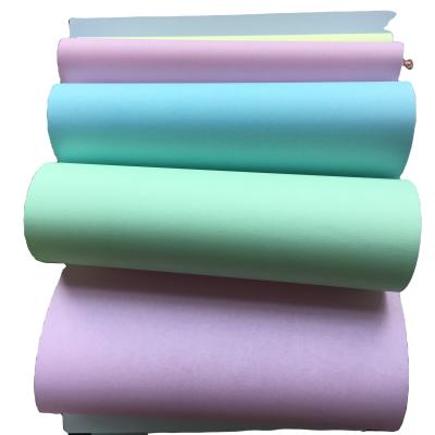 China NCR Carbonless Continuous Computer Printing Paper 48g50g55g 100% Original Wood Pulp for sale