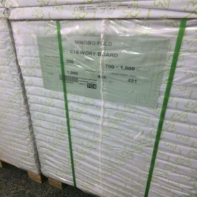 China Wood Pulp Ningbo Fold FBB/Ivory Board The Perfect Packaging and Printing Material for sale