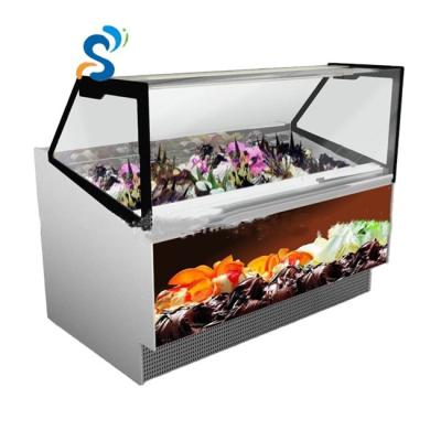 China Easy Operation Labor Saving MS New Design Ice Cream Freezer Display Showcase / Display Cabinet for sale