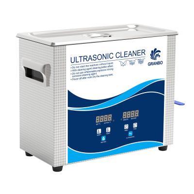 China Ultrasonic Wave Cleaning 40KHz 180W 6.5L Digital Industrial Ultrasonic Cleaning Machine With Degas Function For Industrial Parts Motors Engine Cleaning for sale