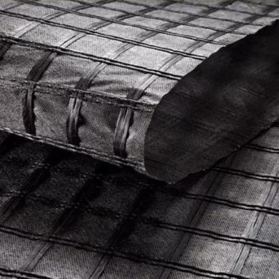 China Stitch Reinforced 50gsm Fiberglass Geogrid Fabric Pet 50 50 for sale