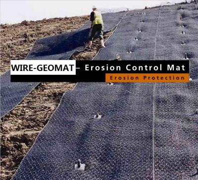中国 斜面の土の補強および腐食制御/植物のための金網の補強MacMatの3D腐食制御マット 販売のため