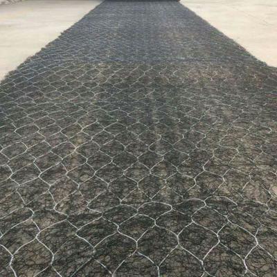 China Wire Mesh Reinforced 3D PP Erosion Control Blanket HDPE Extruded Geomat for sale