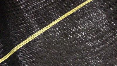 China tela tejida PP negra del paisaje de la cerca del limo de la tela del geotextil 70-100GSM en venta