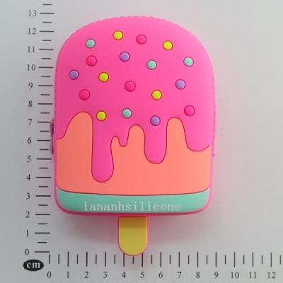 China Customized Ice Cream Shape Silicone Rubber Toy BPA Free For Baby for sale