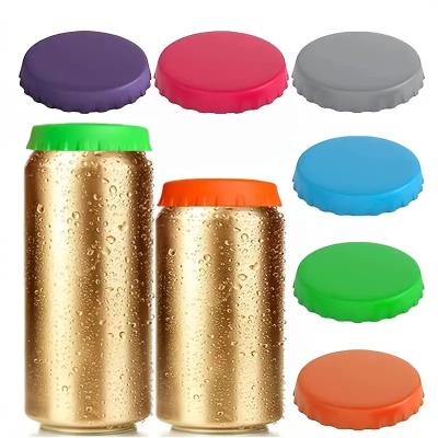 China Customized Colorful Silicone Bottle Cap Cover For Glassware Beverage Bottles for sale