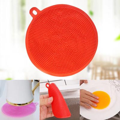 China Heat Isolated Silicone Brush Mat Multifunctional For Kitchen Pot for sale