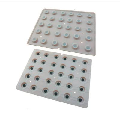 China Cojín suave del botón de la cubierta de silicona de los accesorios de la goma de silicona de la goma de silicona de encargo eléctrica de las piezas en venta