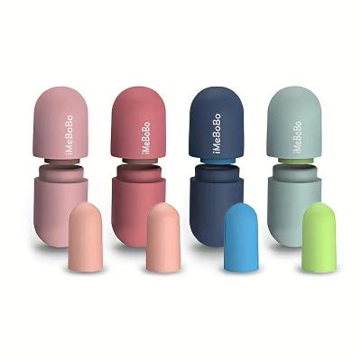 China Soundproof Soft Custom Silicone Ear Plugs Reusable For Sleep for sale