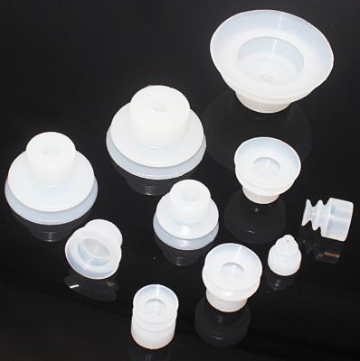 China White Color Rubber Silicone Vacuum Suction Cup For Industry Electronics for sale