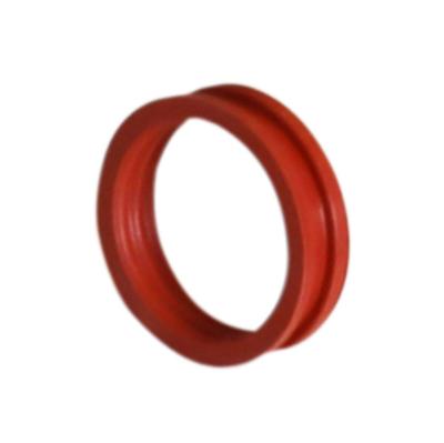 China Red Color Silicone Rubber Gasket With EPDM Neoprene Nitrile Material for sale