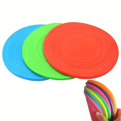 China Custom Silicone Pet Toy Silicone Rubber Toy Soft Rubber Bite Resistant Pet Training Frisbee for sale