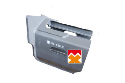 China DH150 DAEWOO Minigraafmachine Onderstel Onderdelen Voorste loopwiel Voorvork Te koop
