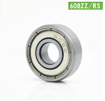 China Micro GCR15 Copper Cage Deep Groove Ball Bearing 608ZZ Skateboard Bearing for sale