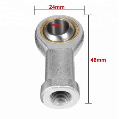China SI8T/K 8mm Bore Female Right Hand Rod Ends Bearing Maintenance Free for sale