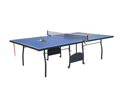China Portable dobro da dobradura da tabela interna móvel do tênis de mesa 2740 x 1525 x 760 milímetros à venda