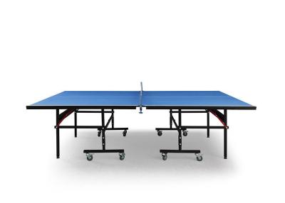 China Strong Construction Indoor Table Tennis Table Movable With 18mm Table Top for sale