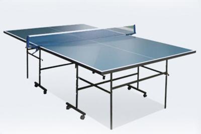 China Portable Table Tennis Table Blue Color , Movable Indoor Ping Pong Table For Home for sale