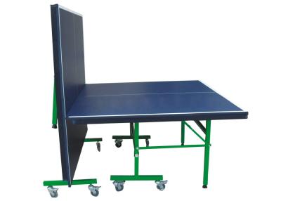 China Popular Junior Ping Pong Table For School , Single Folding Black Table Tennis Table for sale