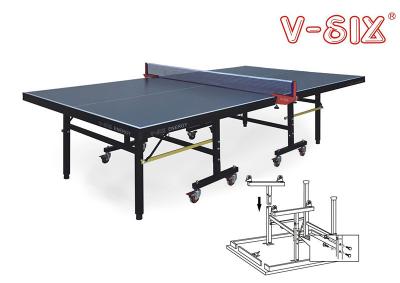 China Single Portable Ping Pong Table Standard Size , Easy Install Table Tennis Equipment for sale