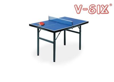 China Fácil instale el grueso plegable de la tabla del cuadro 12m m de los tenis de mesa de los niños con el poste/la red en venta