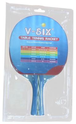 Chine Les raquettes de ping-pong de taille standard pour le bois en caoutchouc cinq étoiles de noix des débutants ITTF embarquent à vendre