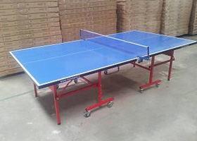 China Waterproof Full Size Outside Table Tennis Table , Blue Color Outdoor Ping Pong Table for sale
