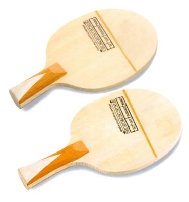 China Long Handle Wooden Custom Ping Pong Bats , Table Tennis Bats For Exercise for sale