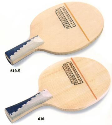 中国 長の/短いハンドル木の古典的な卓球の刃Firwood訓練のための 販売のため
