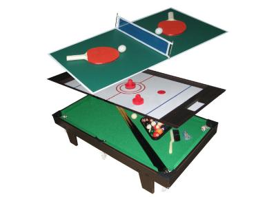 China Multi Function Table Tennis Game Table Flannel Brown Color For Children for sale