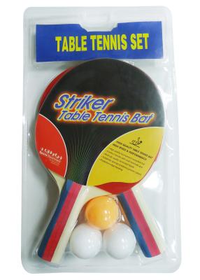 中国 まっすぐなハンドルが付いている家族の競争の卓球のセットによって薄板にされる木 販売のため