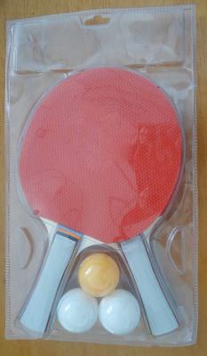 China High Speed Table Tennis Set  Color Handle Poplar 6mm Plywood For Entertainment for sale