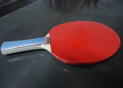 Chine Le caoutchouc inverse de raquettes de ping-pong de contreplaqué de peuplier aucune éponge pour le débutant à vendre