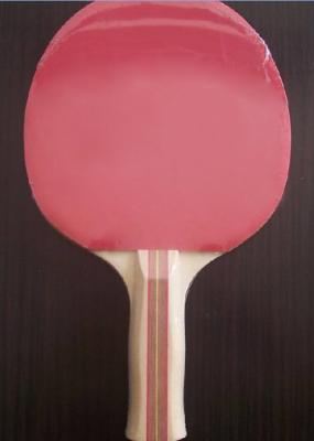 China Yellow Sponge Professional Table Tennis Rackets Rubber Pimple In Linden Plywood for sale
