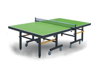 China Faltbare Wettbewerbs-Tischtennis-Tabellen-grüne Innenfarbe mit 20*50mm Rahmen-Größe zu verkaufen
