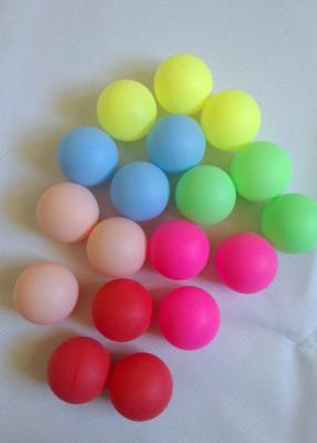 China Colored Ping Pong Balls 40mm Celluloid , Standard Ping Pong Set For Children Fun for sale