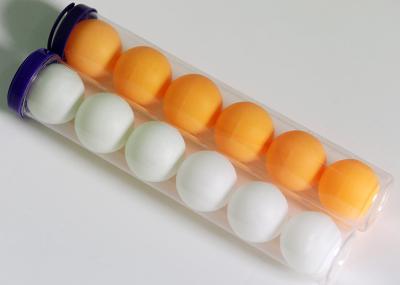 China Bolas feitas sob encomenda para o entretenimento, equipamento de Pong do sibilo do tênis de mesa do peso padrão à venda