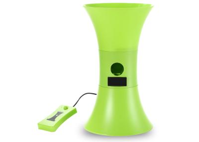 中国 容易卓球のロボット回転の前方サーブの球ポリ塩化ビニールの物質的な緑色を組み立てて下さい 販売のため
