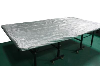 China PVC Material Table Tennis Cover Silver 3.2 X 2.1m Durable For Prevent Damage for sale