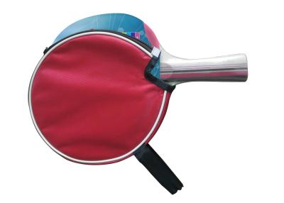 China Professional Table Tennis Bats Poplar Plywood Colorful / Long Handle With Bag for sale