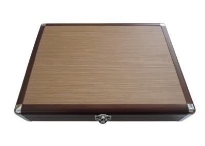 China Caja del palo del ping-pong de la naturaleza de Brown, cubierta de la paleta de los tenis de mesa para la competencia en venta